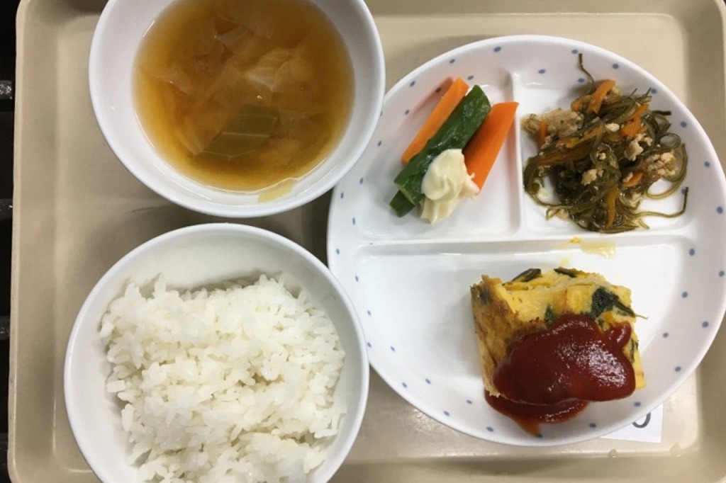 花園保育園ベビーホームの給食の一例